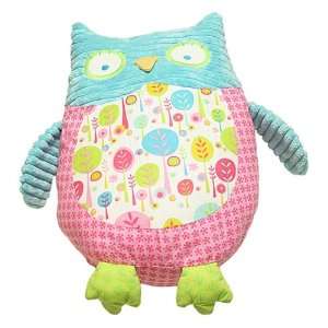   Chic   Owls and Cats Collection   Girl Owl Pillow 
