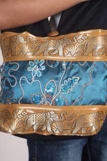  bags are hand made from Thai silk by the Hmong Hill Tribe people 