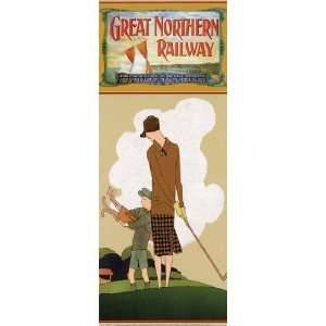  Travelin jane Great Northern 8.00 x 20.00 Poster Print 