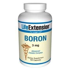 Life Extension Boron 3 mg, 100 capsules Health & Personal 