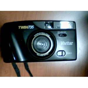  Vivitar Twin 735 Focus Free/Tele Wide/Motor 35mm Film 