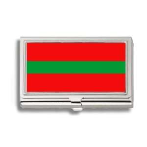 Transnistria Moldavian Flag Business Card Holder Metal 