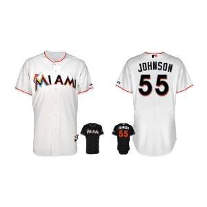 com Miami Marlins Authentic MLB Jerseys Josh Johnson WHITE Cool Base 