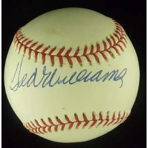   Williams Signed Baseball PSA LOA HOF Autograph   Autographed Baseballs
