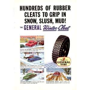  1948 Ad General Tire General Winter Cleat Offroad Tire 