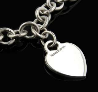 Faetured is a Tiffany & Co. Sterling Silver Heart Tag Necklace. Heart 