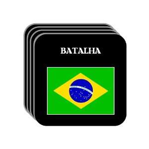  Brazil   BATALHA Set of 4 Mini Mousepad Coasters 