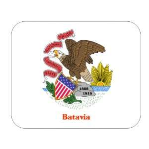  US State Flag   Batavia, Illinois (IL) Mouse Pad 