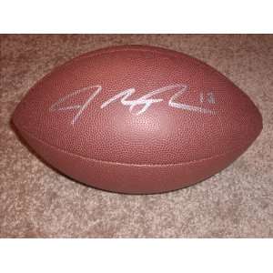  Johnny Knox Autographed NFL Replica Autographed Football 