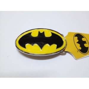   Batman Black Bat & Yellow Oval Finishing Belt Buckle. 