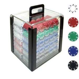 Trademark Global 10 1080 1car Suited Design Poker Chips in Acrylic 