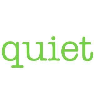  quiet Giant Word Wall Sticker