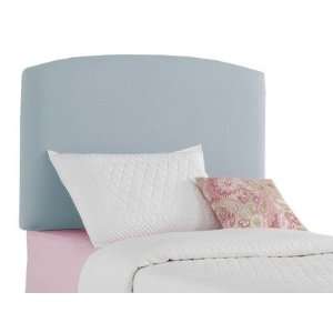   Upholstered Headboard in Gazebo Blue Size Full Furniture & Decor