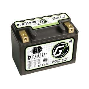 Braille Battery Green Lite G5 12 Volt Lithium Motorcycle 