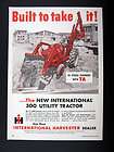   Harvester 300 Utility Tractor 1956 print Ad advertisement