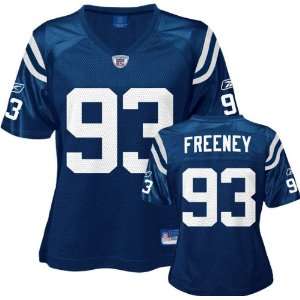 Dwight Freeney Blue Reebok Replica Indianapolis Colts Womens Jersey 