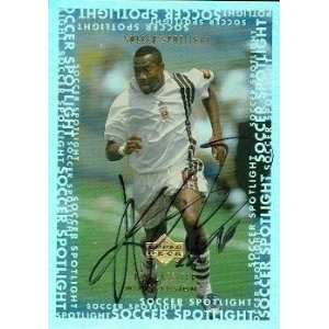  Roy Lassiter Autographed/Hand Signed Soccer trading Card 