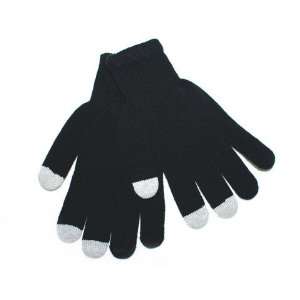  Black Touch Screen Gloves   Large 