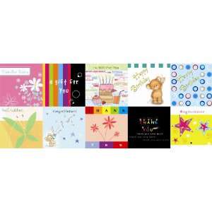 75 Designer Quality Cards Pack in 10 Different Designs (Serve Well 