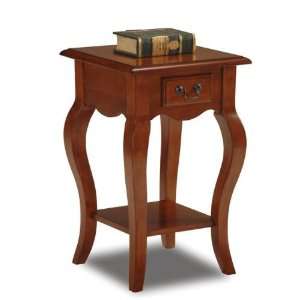  Favorite Finds Brown Cherry Finish Square Side Table