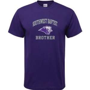 Southwest Baptist Bearcats Purple Brother Arch T Shirt 