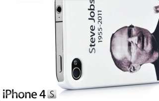 Steve Jobs Design Protective Plastic Back Cover Case for iPhone 4S 4 