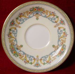 AYNSLEY china HENLEY Cream Soup SAUCER ONLY green mark  