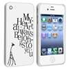   For iPhone 4 4G 4S Hard Case Skin Couple Lovers Valentines Day  