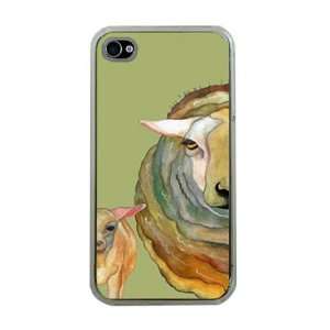    Sheep Iphone 4 or 4s Case   Mama and Bebe