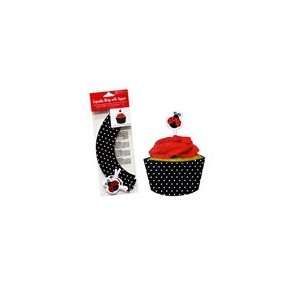    Ladybuy Cupcake Wrappers with Toppers