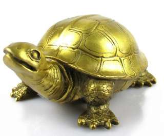 Large NIce Bronze Turtle Tortoise 9Long  