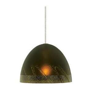  HS469GR Green Contemporary / Modern Single Light Dome Shaped LED 