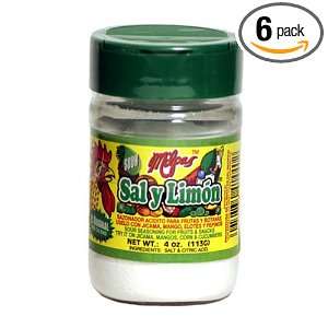 Milpas Sal Y Limon, 4 Ounce Jars (Pack of 6)  Grocery 