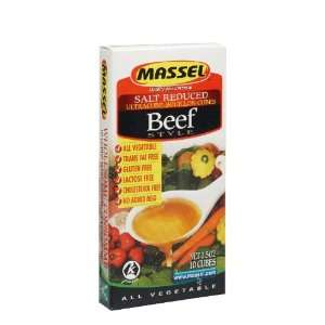 MASSEL Ultracube Salt Reduced Bouillon Cubes, Beef Style, 3.5 Ounce 