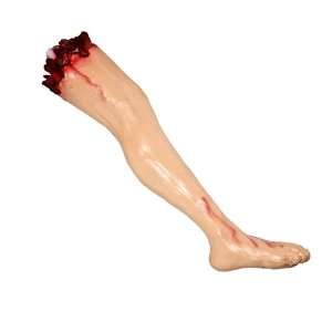  Cut off Severed Leg Prop 25 inch long Foam filled Latex 