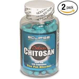   Supplements Deluxe Chitosan 500mg, 120 Count. (Pack of 2) Health