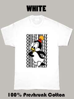 Chilly Willy the Penguin Cartoon Woody Woodpecker Shirt  
