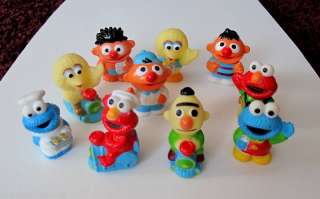 10 Sesame Street Figures Cake Topper Toy Play Set NEW  