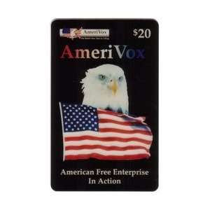   20. American Free Enterprise In Action (Bald Eagle Behind USA Flag