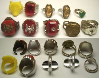 Vintage Toy Ring Auction Last Lot #21 (51) Rings  