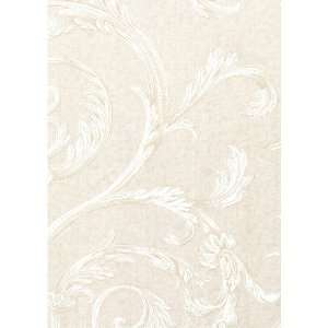   floral swirl on iridescent beige background IRR20207w