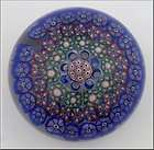 Superb 19th Century Glass Paperweight w/ Star & Floral 