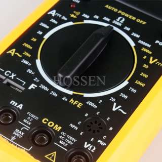 Digital Multimeter Amp &Volt Tester Tool Xiole DT9205A Diode and 