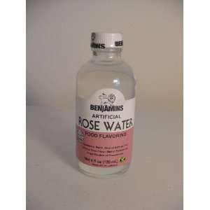  Benjamins Rose Water   4 fl oz (120ml) Health & Personal 