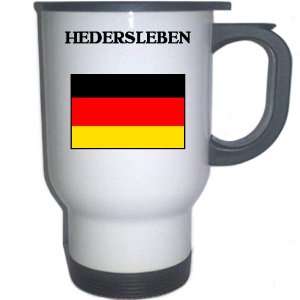  Germany   HEDERSLEBEN White Stainless Steel Mug 