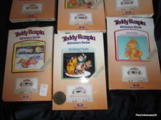   NEW Collector 7 Teddy Ruxpin Adventure Series Books Cassette Tape NIB