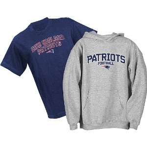   NFL Youth Belly Banded Hooded Sweatshirt and T Shirt Combo Pack