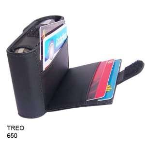  Black vertical Leather Pouch WALLET For 650 /700/680/750 