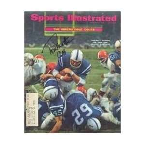 Tom Matte Autographed/Hand Signed Sports Illustrated Magazine 