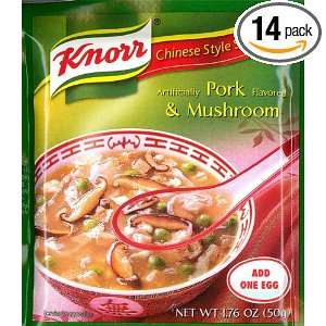 14 packs Knorr Pork & Mushroom Soup Mix 60g $1.85 Ea  
